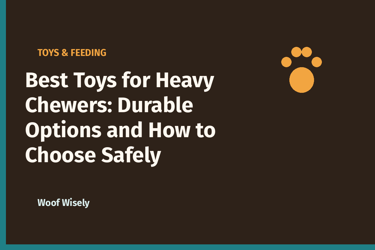 Best Toys for Heavy Chewers: Durable Options and How to Choose Safely