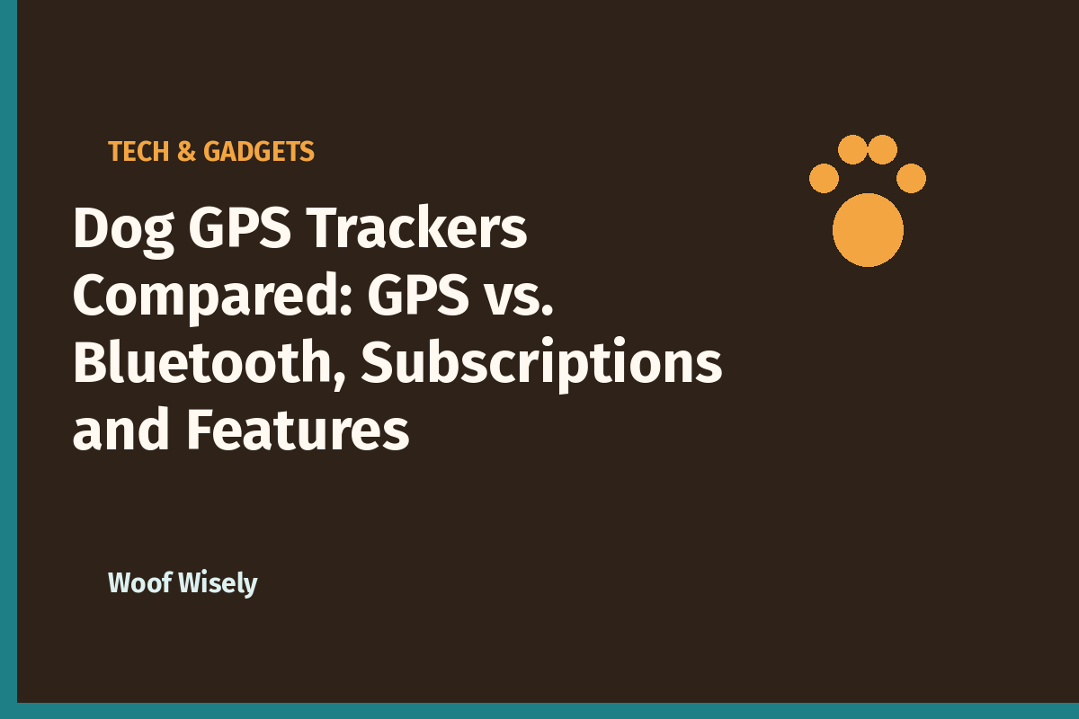 Dog GPS Trackers Compared: GPS vs. Bluetooth, Subscriptions and Features